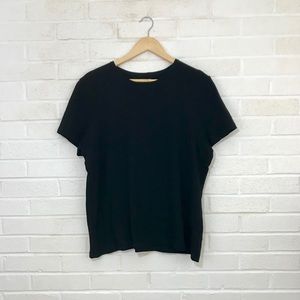 Croft & Barrow Black T-Shirt